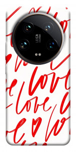 Чохол Love handwriting для Xiaomi 14 Ultra