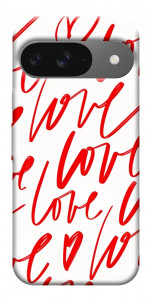 Чехол Love handwriting для Google Pixel 10