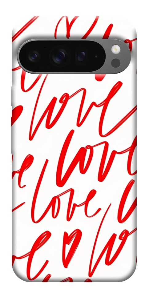 Чехол Love handwriting для Google Pixel 10 Pro XL