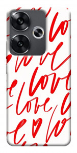 Чохол Love handwriting для Xiaomi Poco F6