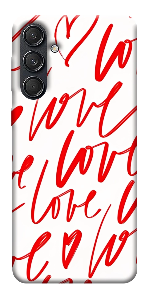 Чехол Love handwriting для Galaxy M55