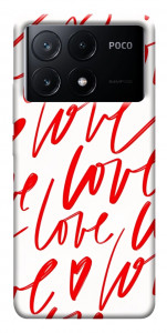Чохол Love handwriting для Xiaomi Poco X6 Pro