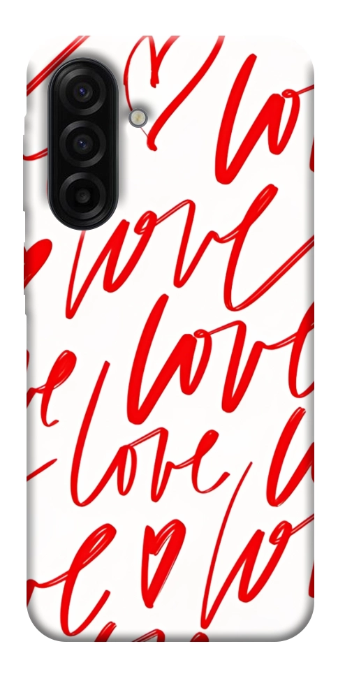 Чехол Love handwriting для Galaxy A17 5G