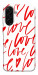 Чехол Love handwriting для Galaxy A17 5G