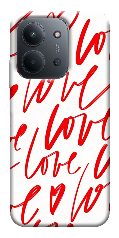 Чехол Love handwriting для Xiaomi Redmi 15C (Europe version)