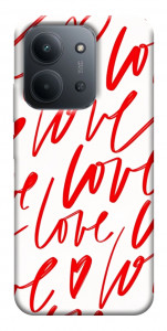 Чехол Love handwriting для Xiaomi Redmi 15C (Europe version)