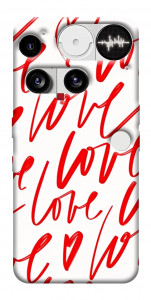 Чохол Love handwriting для Nothing Phone (3)
