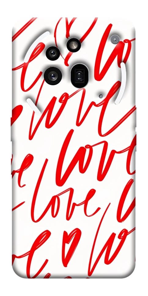 Чохол Love handwriting для Nothing Phone (3a) Pro