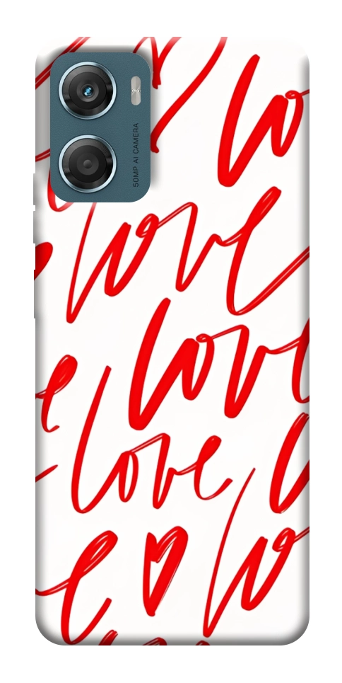 Чехол Love handwriting для Motorola Moto G06