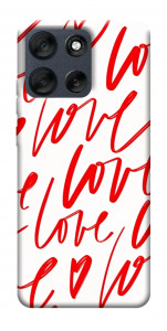 Чехол Love handwriting для Motorola Moto G56 5G
