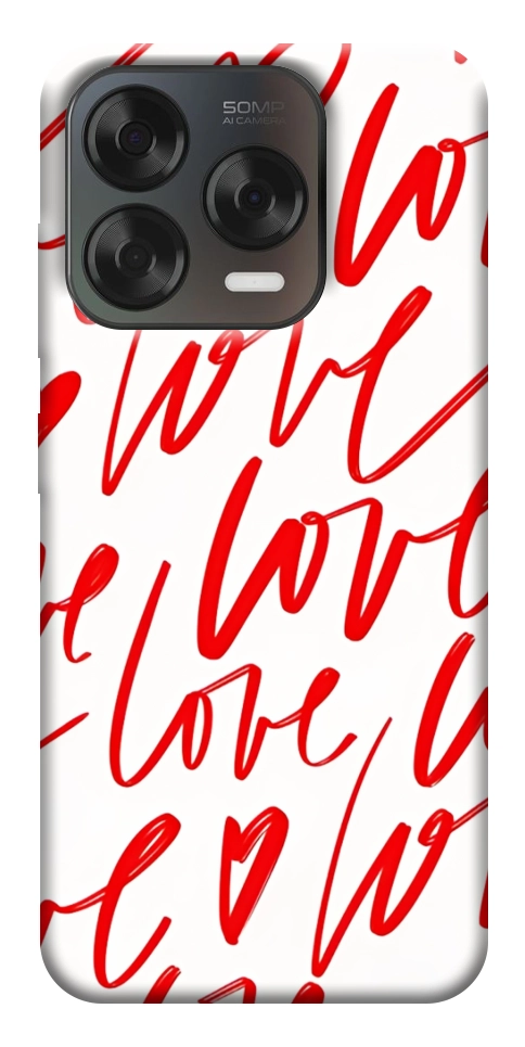 Чохол Love handwriting для ZTE Nubia V70 Design