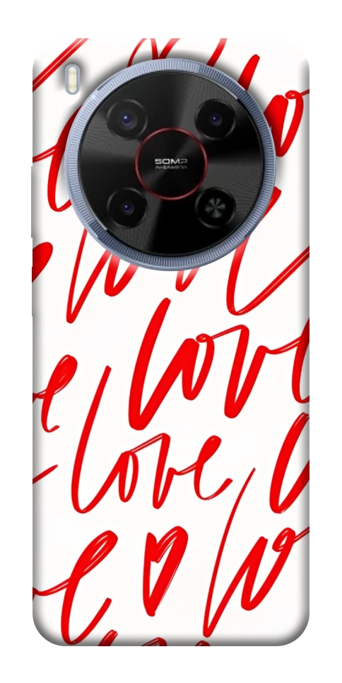 Чехол Love handwriting для ZTE Nubia V70 Max