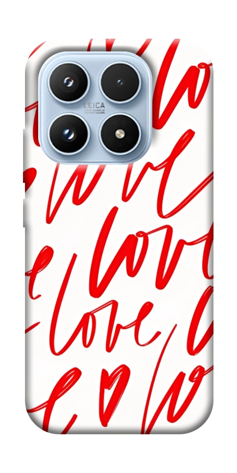 Чохол Love handwriting для Xiaomi 17