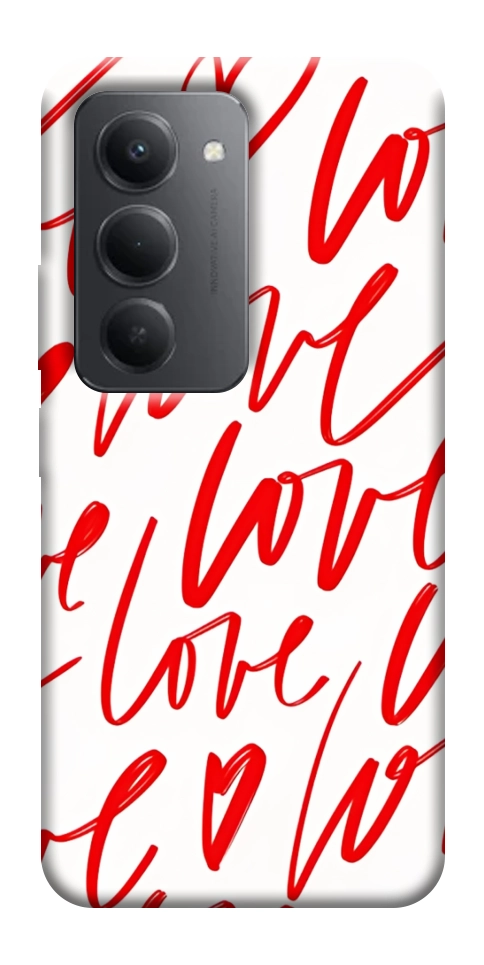 Чехол Love handwriting для Xiaomi Redmi 15 (Global)