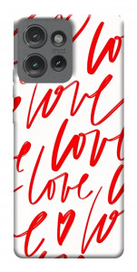 Чохол Love handwriting для Motorola Edge 50