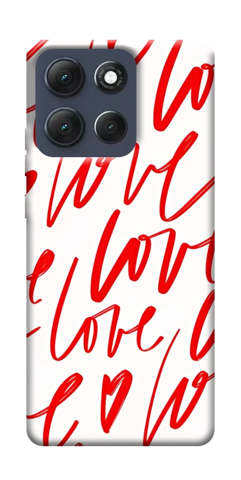 Чехол Love handwriting для Motorola Moto G86 Power