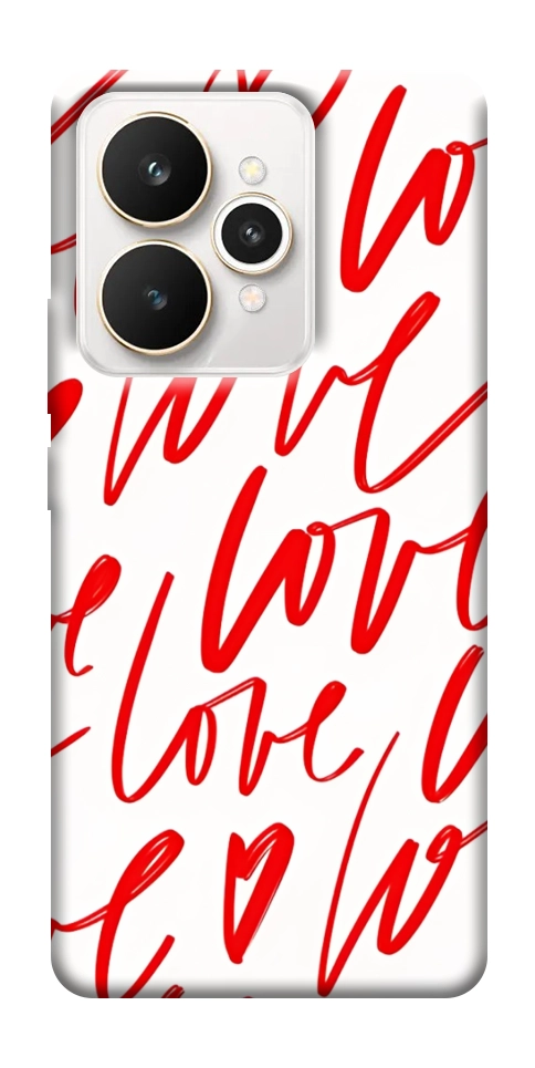 Чехол Love handwriting для Realme 15