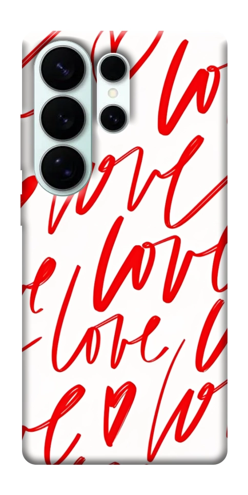 Чехол Love handwriting для Galaxy S26 Ultra