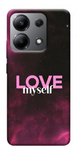 Чехол Love myself для Xiaomi Redmi Note 13 4G