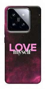 Чехол Love myself для Xiaomi 14 Pro