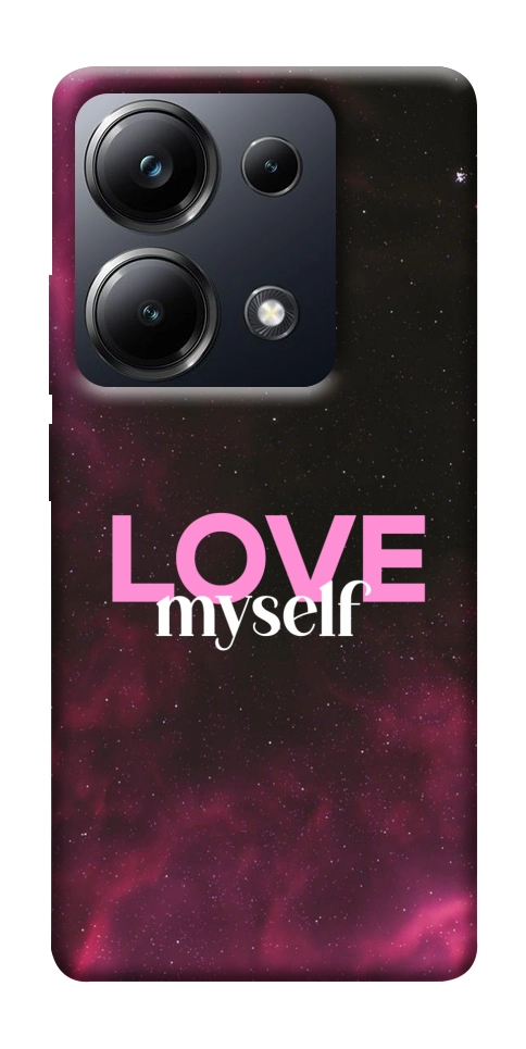 Чехол Love myself для Xiaomi Poco M6