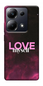 Чехол Love myself для Xiaomi Poco M6