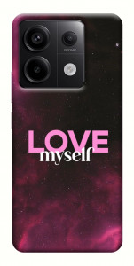 Чехол Love myself для Xiaomi Redmi Note 13 Pro 4G