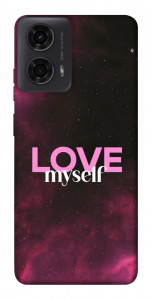 Чехол Love myself для Motorola Moto G24