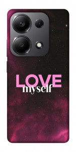 Чехол Love myself для Xiaomi Redmi Note 13 Pro 5G