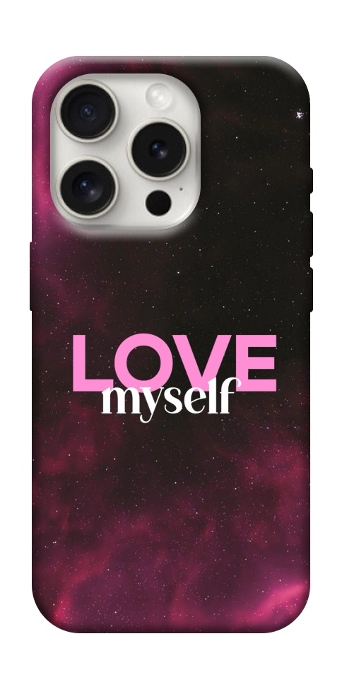 Чехол Love myself для iPhone 16 Pro Max