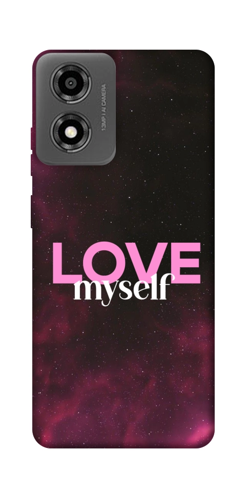 Чехол Love myself для Motorola Moto E14