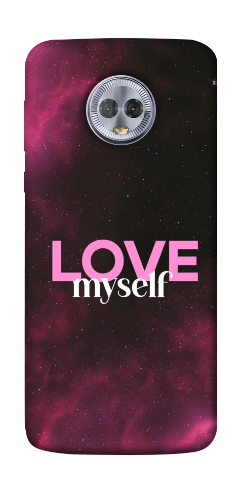 Чехол Love myself для Motorola Moto G6 Plus