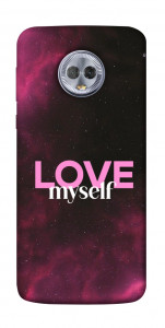 Чохол Love myself для Motorola Moto G6 Plus