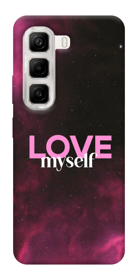 Чехол Love myself для Infinix Hot 50 4G