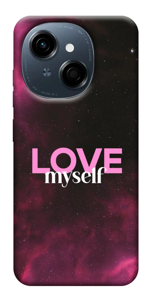Чехол Love myself для TECNO Spark Go 1 (KL4)