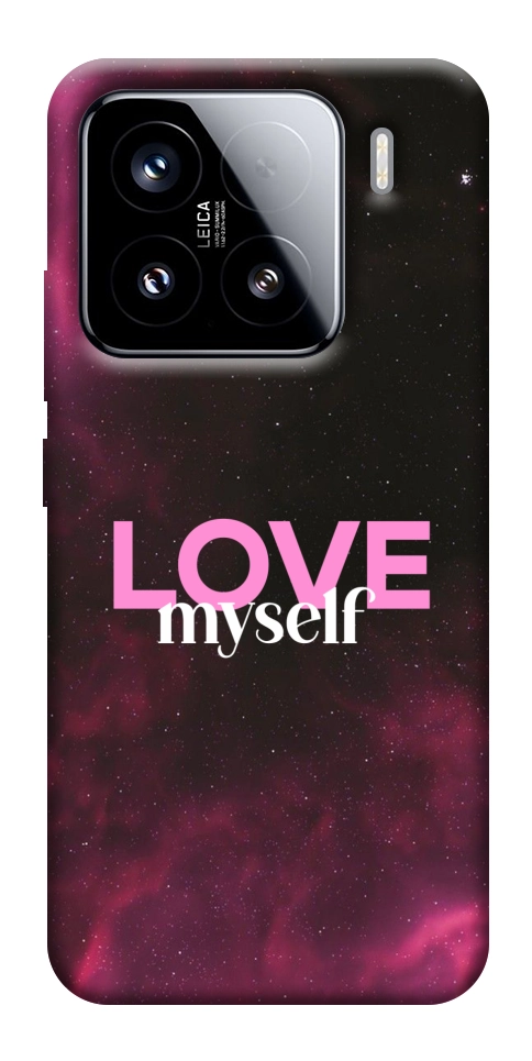 Чехол Love myself для Xiaomi 15