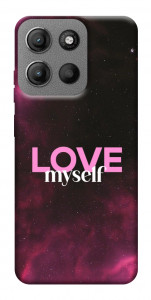 Чехол Love myself для Motorola Moto G15 4G