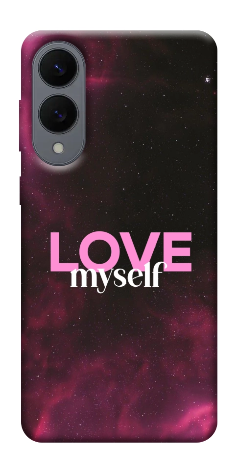 Чехол Love myself для Galaxy S25 Edge
