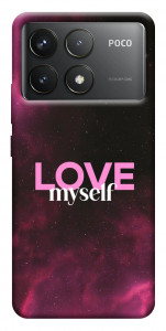 Чохол Love myself для Xiaomi Poco F6 Pro