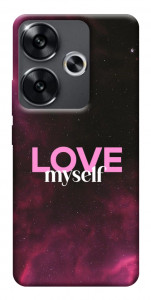 Чохол Love myself для Xiaomi Poco F6