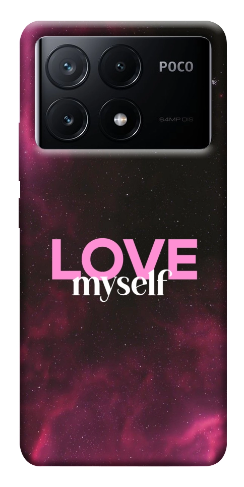 Чехол Love myself для Xiaomi Poco X6 Pro