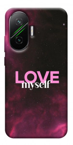 Чохол Love myself для Xiaomi Poco F7