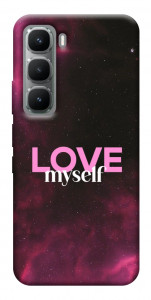 Чехол Love myself для Infinix Hot 60