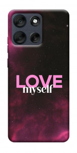 Чехол Love myself для Motorola Moto G56 5G