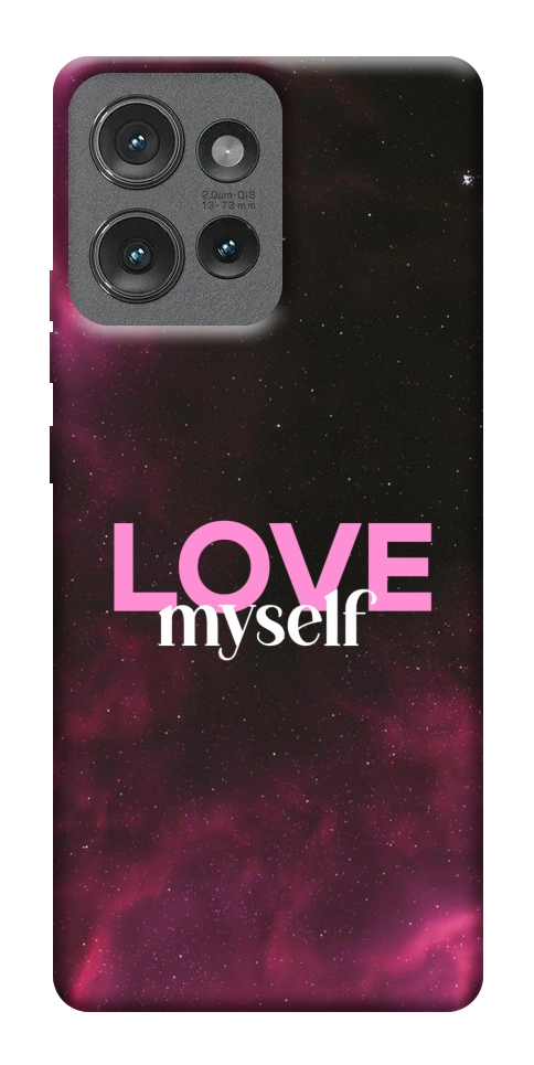 Чехол Love myself для Motorola Edge 50