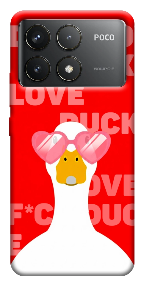 Чехол Lovely duck для Xiaomi Poco F6 Pro