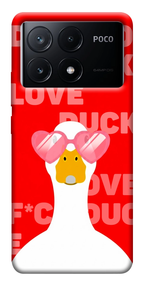 Чехол Lovely duck для Xiaomi Poco X6 Pro