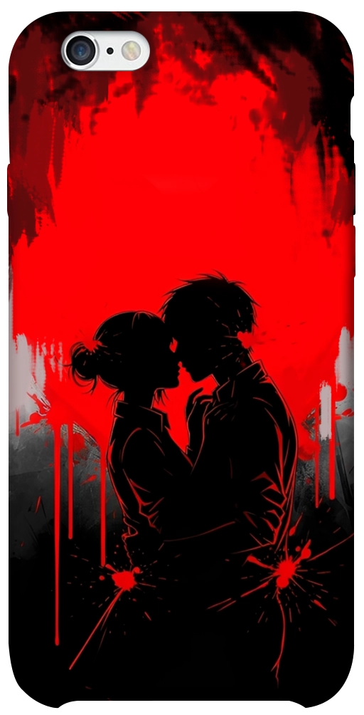 Чохол Silhouette couple для iPhone 6
