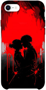 Чехол Silhouette couple для iPhone SE (2020)