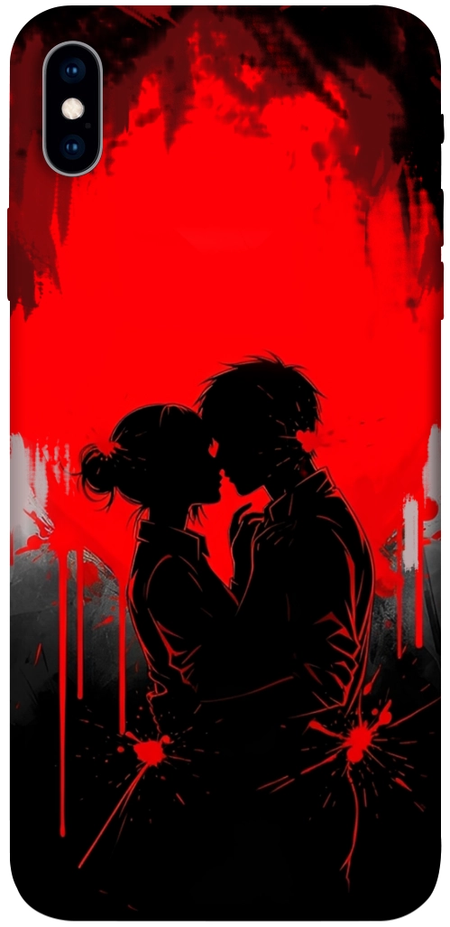 Чехол Silhouette couple для iPhone XS Max